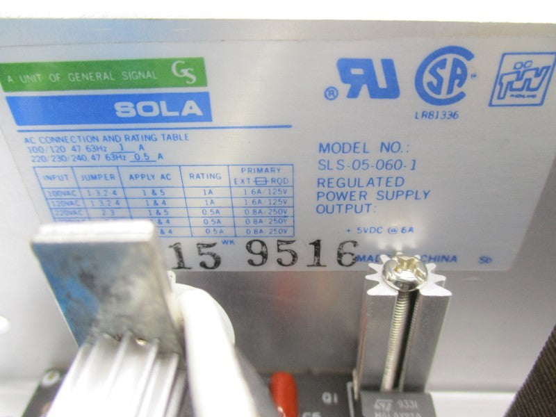 SOLA SLS-05-060-1 240V 0.5A NSNP