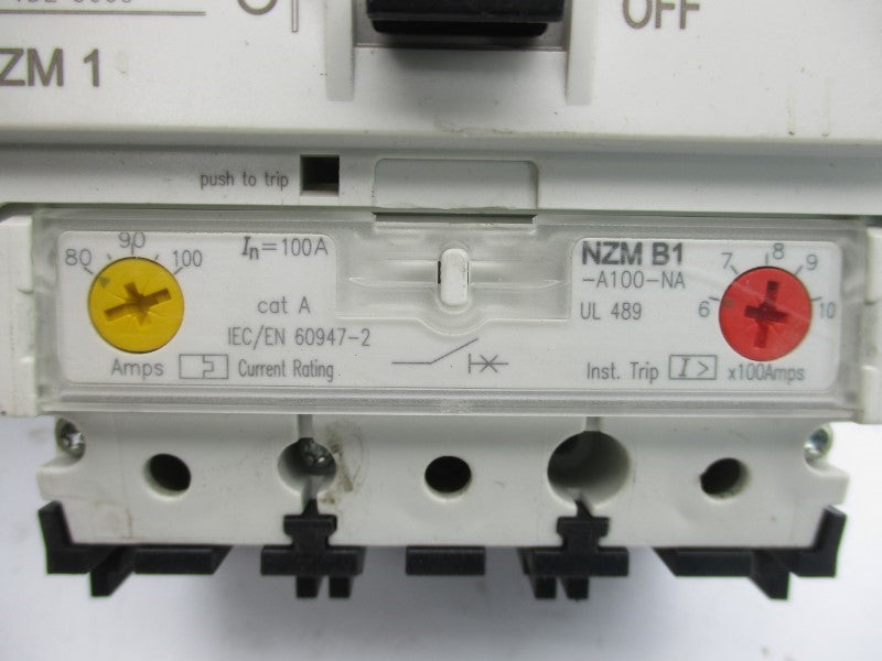 KLOCKNER MOELLER NZMB1-A100-NA 6000V 100A UNMP