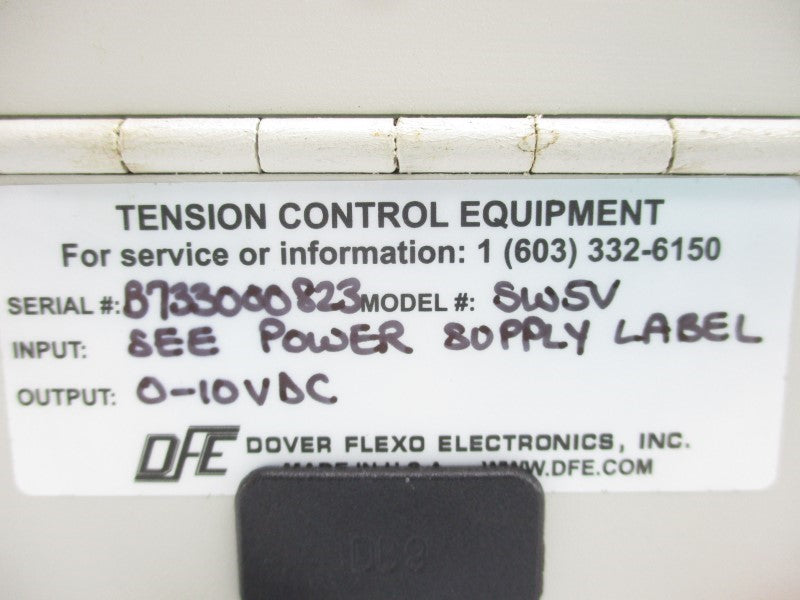 DOVER FEXCO SW5V 0-10VDC NSNP