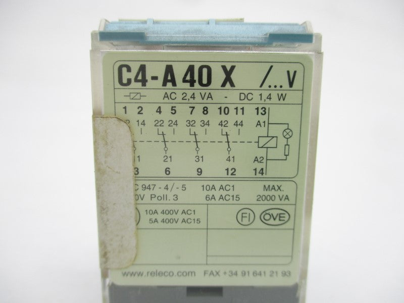 RELECO C4-A40X/120V 120VAC 10A NSNP