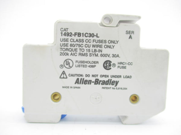 ALLEN BRADLEY 1492-FB1C30-L SER. A 600V 30A NSNP