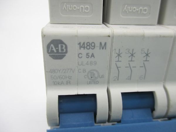 ALLEN BRADLEY 1489-M3C050 SER. D 277V 5A NSNP