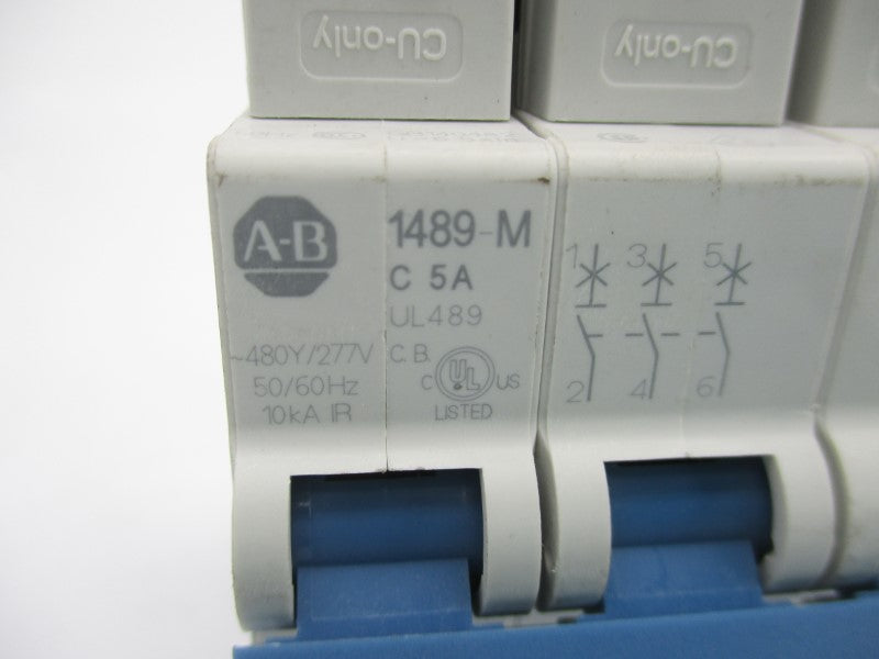 ALLEN BRADLEY 1489-M3C050 SER. D 277V 5A NSNP