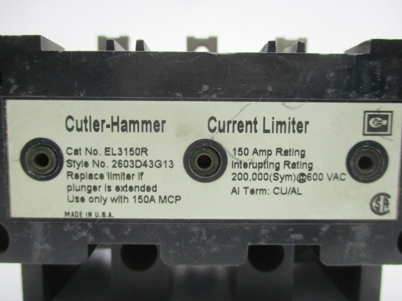CUTLER HAMMER EL3150R 600VAC 150A UNMP
