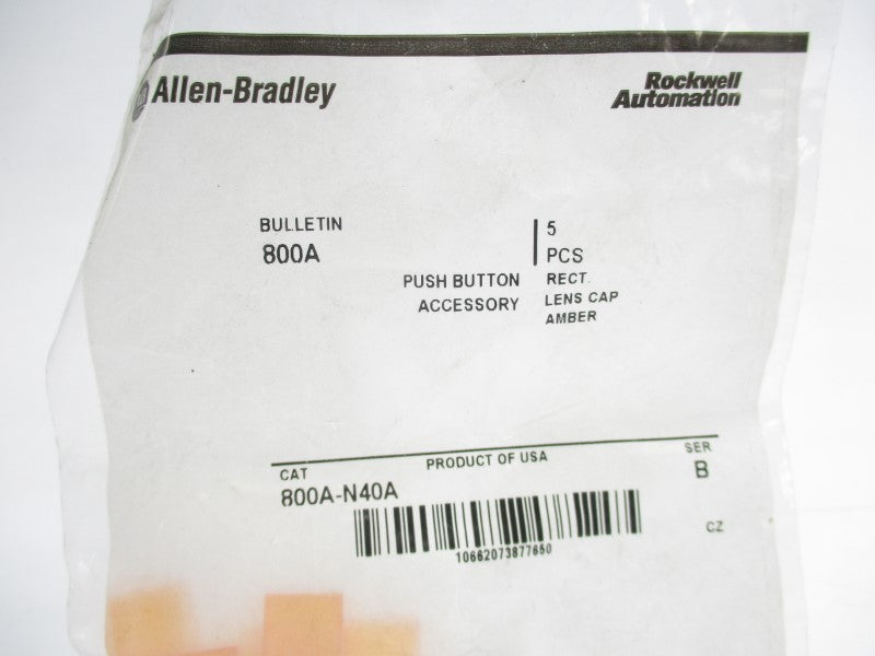 ALLEN BRADLEY 800A-N40A SER. B (PKG OF 5) NSMP