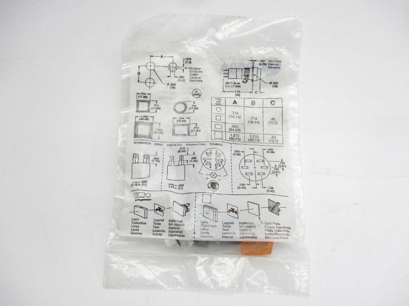 ALLEN BRADLEY 800A-L2GA SER. B 2-250V NSMP