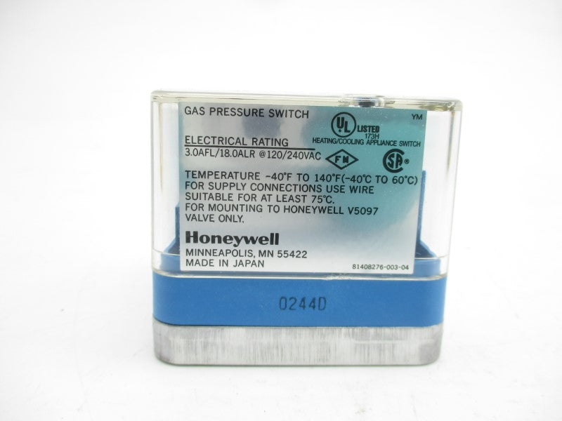 HONEYWELL C6097B1077 120/240VAC 3.0A 12-60INWC NSMP
