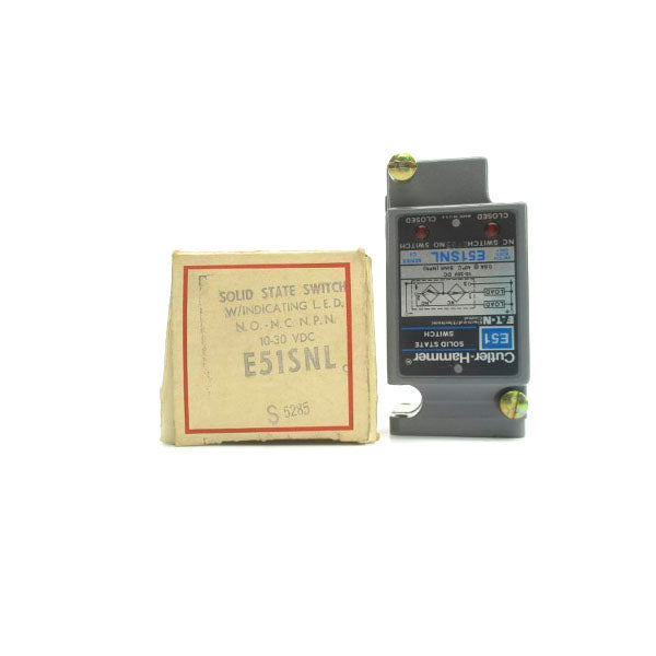 CUTLER HAMMER E51SNL SER. C1 10-30VDC 0.6A (AS PICTURED) NSMP