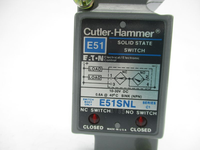 CUTLER HAMMER E51SNL SER. C1 10-30VDC 0.6A (AS PICTURED) NSMP