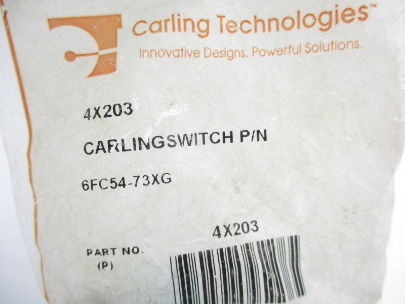 CARLING TECHNOLOGIES 6FC54-73XG 4X203 NSMP