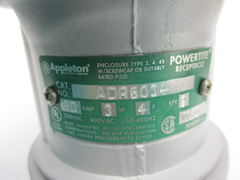 APPLETON ADR6034 600VAC 60A NSMP