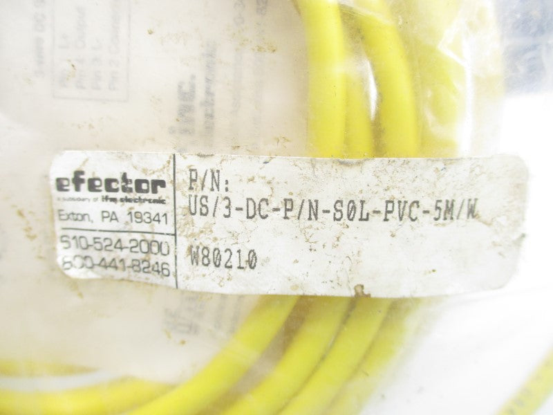 IFM EFECTOR US/3-DC-P/N-S0L-PVC-5M/W W80210 NSMP