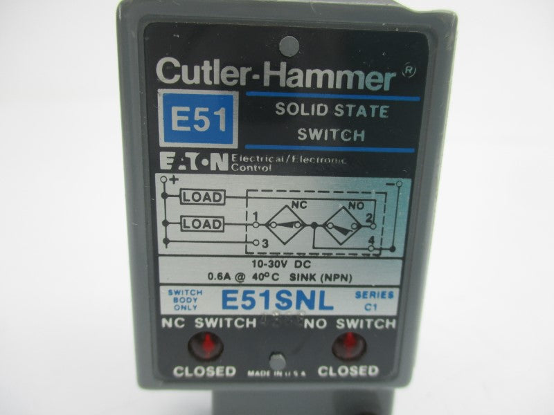 CUTLER HAMMER E51SNL SER. C1 10-30VDC 0.6A UNMP