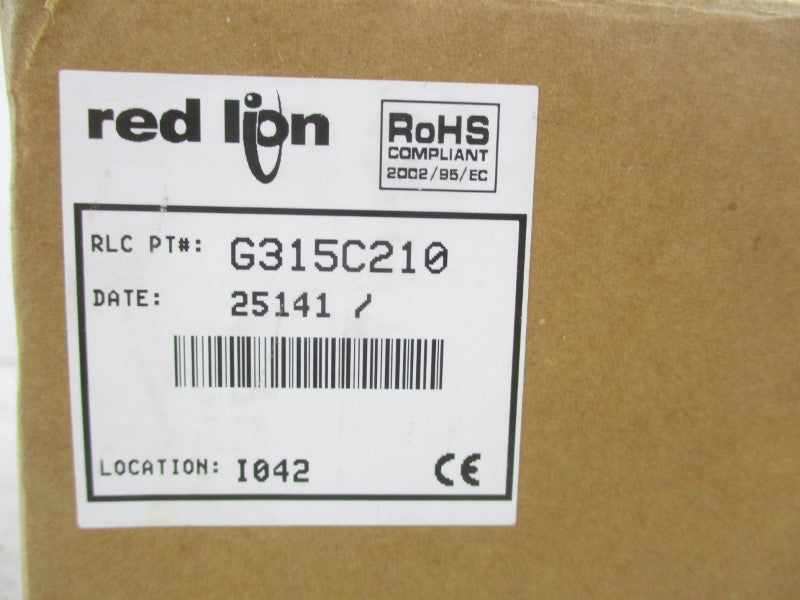 RED LION CONTROLS G315C210 24VDC NSMP
