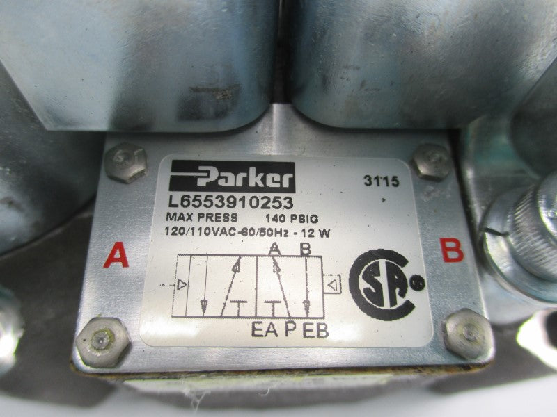 PARKER L6553910253 110/120VAC 140PSI NSNP