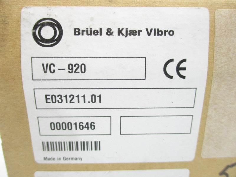 BRUEL & KJAER VIBRO VC-920 115/230V NSMP