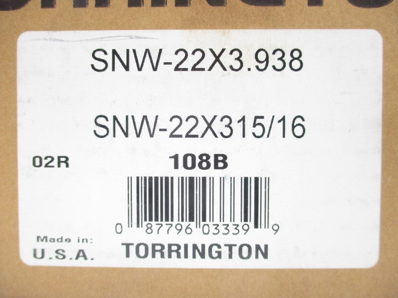 TORRINGTON SNW-22X3-15/16 108B NSMP