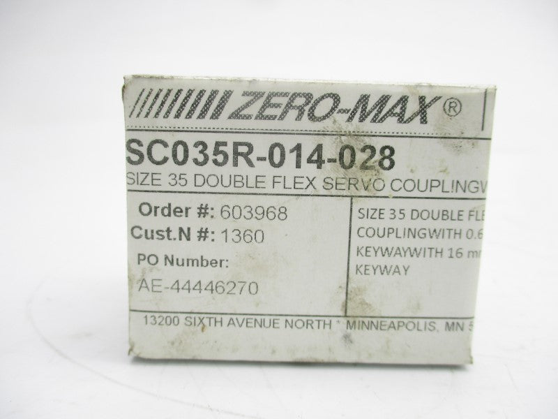 ZERO MAX SC035R-014-028 NSMP