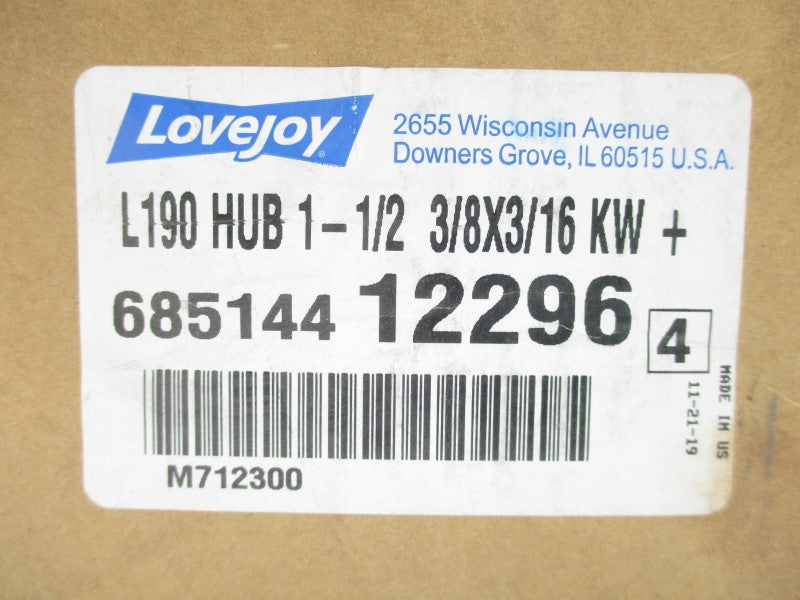 LOVEJOY 68514412296 L-190 1.500" NSMP