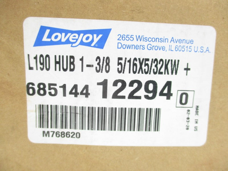 LOVEJOY 68514412294 L-190 1.375" NSMP