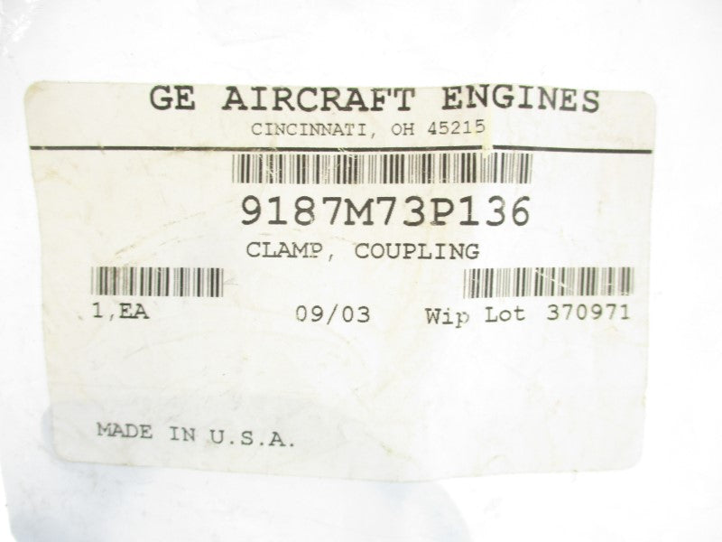 GE AIRCRAFT ENGINES 9187M73P136 NSMP