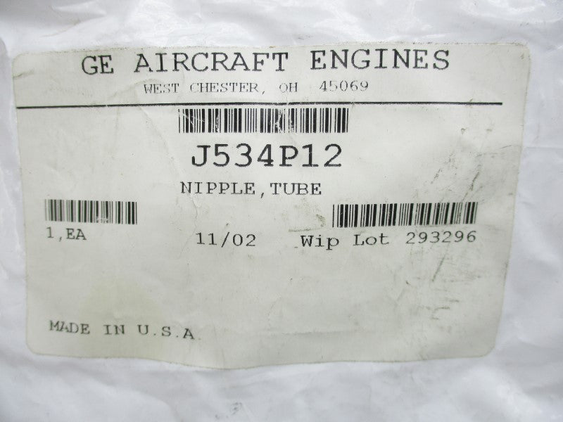 GE AIRCRAFT ENGINES J534P12 NSMP