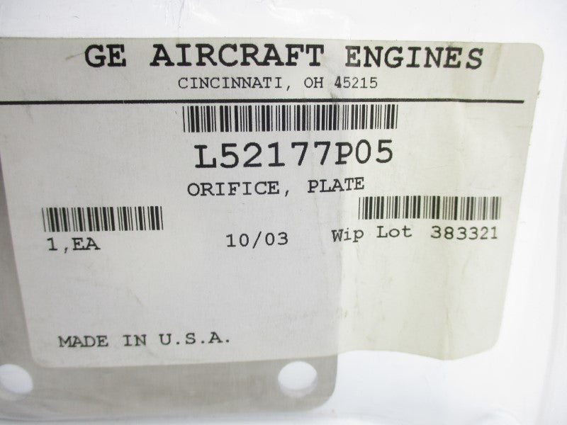 GE AIRCRAFT ENGINES L52177P05 NSMP
