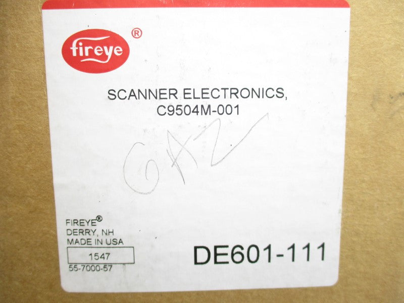 FIREYE DE601-111 C9504M-001 NSFS