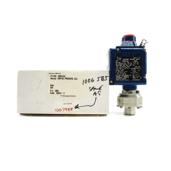 ITT 100P41C5 125VDC 0.5A 5-75PSI NSMP