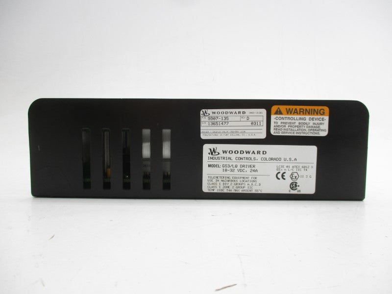 WOODWARD 9907-135 18-32VDC 24A UNMP