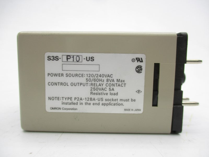 OMRON S3S-P10-US 120/240VAC NSMP