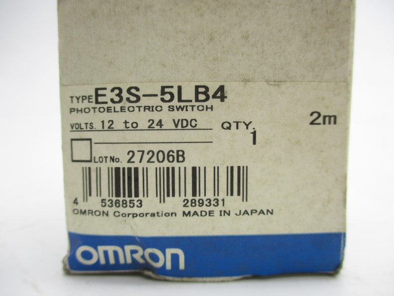 OMRON E3S-5LB4 12-24VDC 2M NSMP