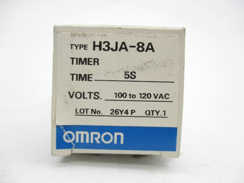 OMRON H3JA-8A 100-120VAC 7A 0-5S NSMP