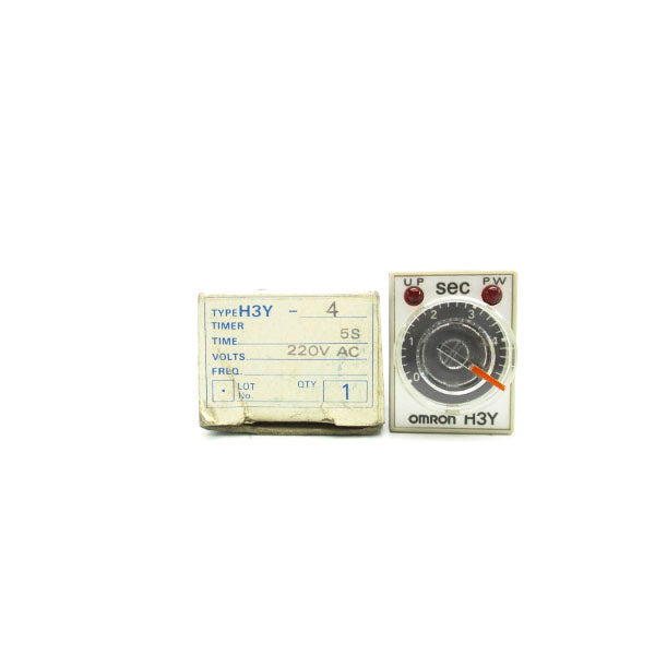 OMRON H3Y-4 220VAC 3A 0-5S NSMP