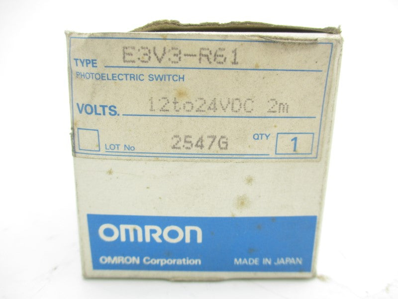OMRON E3V3-R61 12-24VDC 2M NSMP