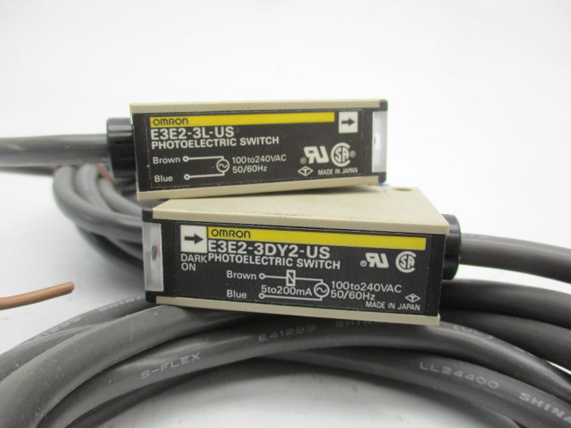 OMRON E3E2-3Y2-US 100-240VAC 2M NSMP