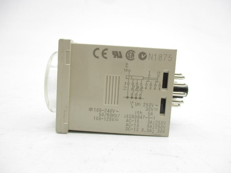 OMRON H3CR-A 100-240VAC 5A 1.2S-300H NSMP