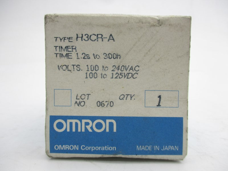 OMRON H3CR-A 100-240VAC 5A 1.2S-300H NSMP