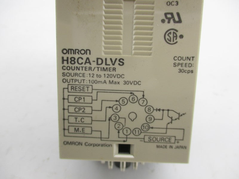 OMRON H8CA-DLVS 12-120VDC 9999.99S-99999.9H NSMP