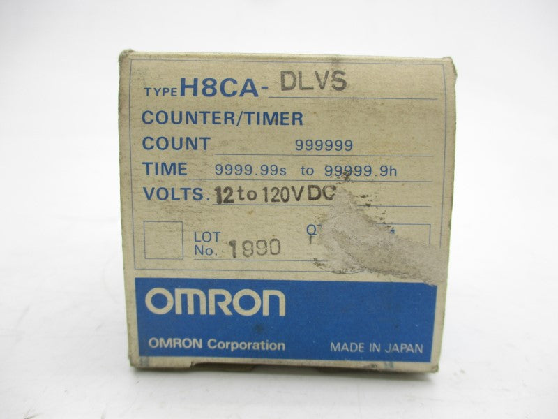 OMRON H8CA-DLVS 12-120VDC 9999.99S-99999.9H NSMP
