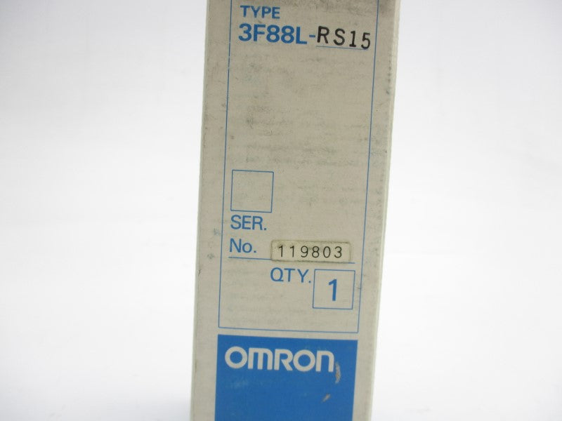 OMRON 3F88L-RS15 10V NSMP