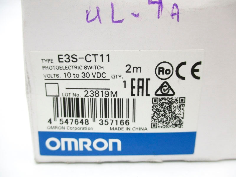 OMRON E3S-CT11 10-30VDC 2M NSMP