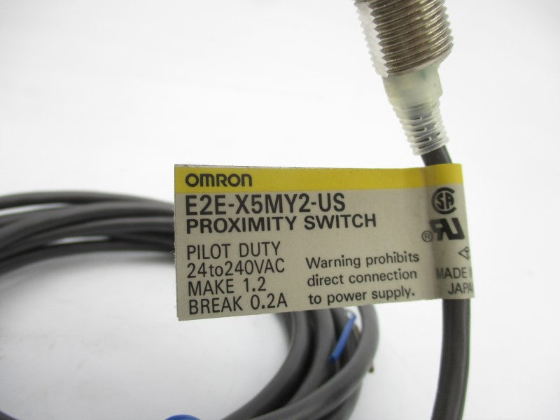 OMRON E2E-X5MY2-US 24-240VAC 2M NSMP