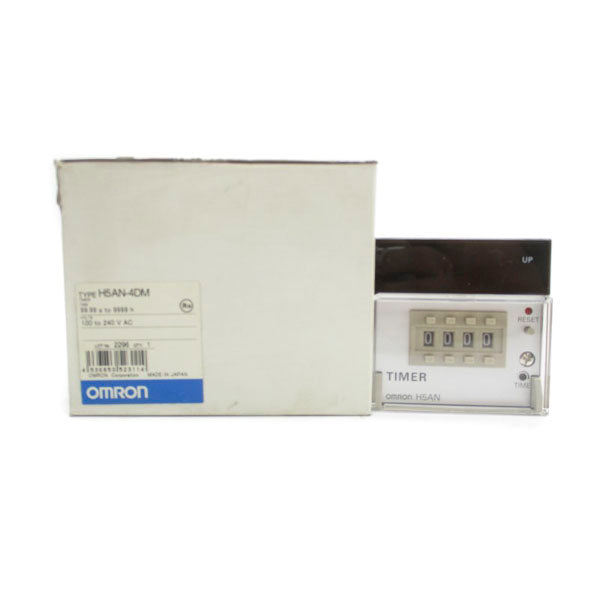 OMRON H5AN-4DM 100-240VAC 3A 99.99S-9999H NSMP