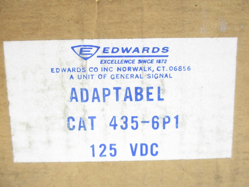 EDWARDS 435-6P1 125VDC 0.012A NSMP