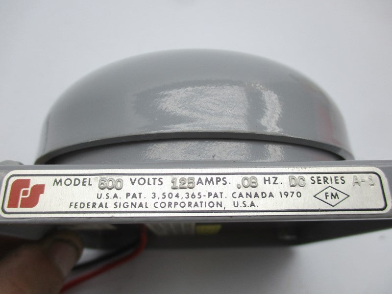 INDUSTRIAL SPARE PART 600125-1 SER. A-1 125V .08A NSMP