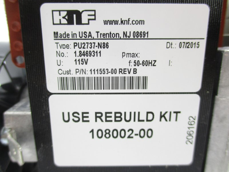 KNF PU2737-N86 115V NSNP