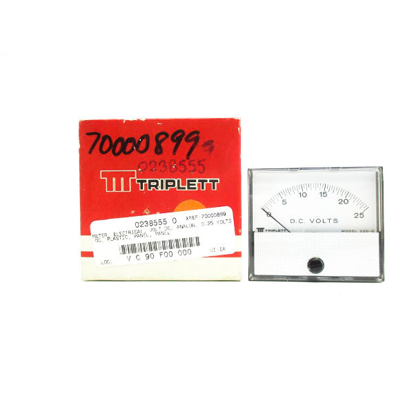 TRIPLETT 220-G 152-198 0-25VDC NSMP