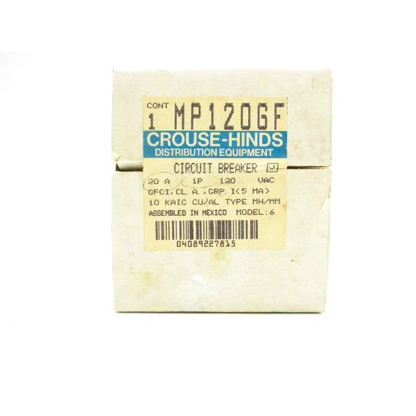 CROUSE HINDS MP120GF 120VAC 20A NSFS
