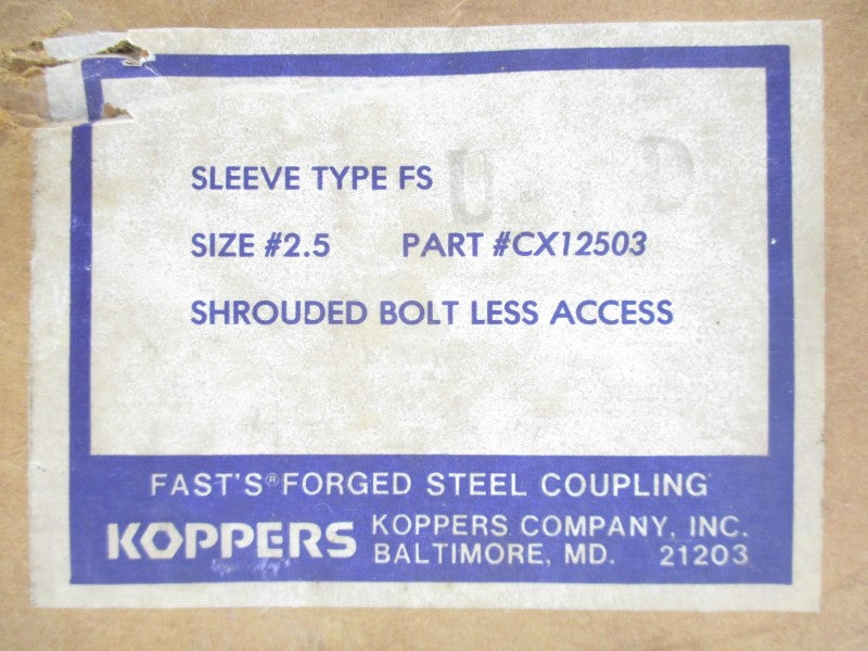 KOPPERS CX12503 2.5" NSMP